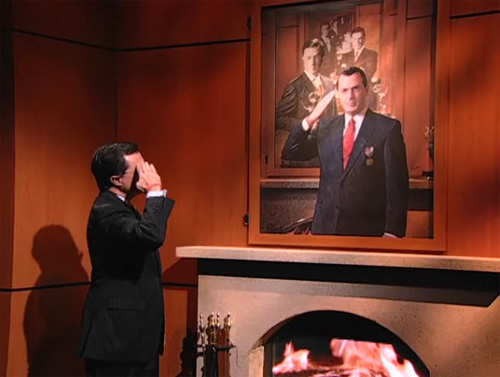 The new portrait for the Colbert Report