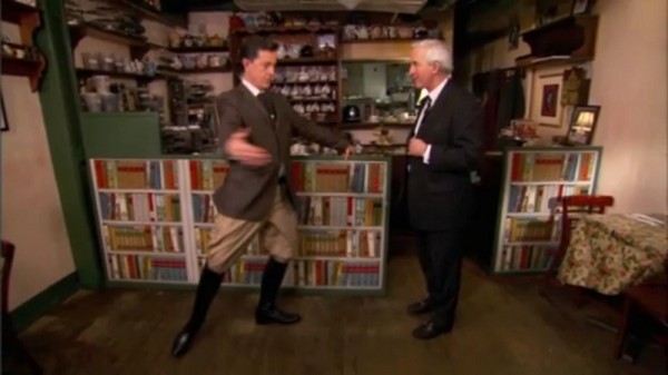 April7_2011_0008 Stephen Colbert displays his agility