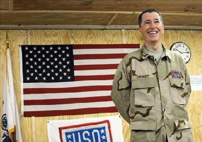 Stephen Colbert - USO photo 6-8-2009
