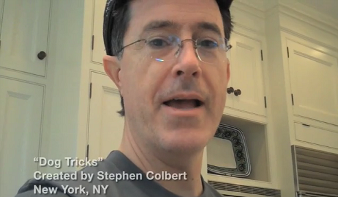 Dog Tricks - Stephen Colbert for Do You Flip campaign
