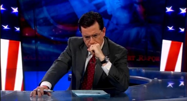 Feb 21 2011_Hair Stephen Colbert on February 21, 2011