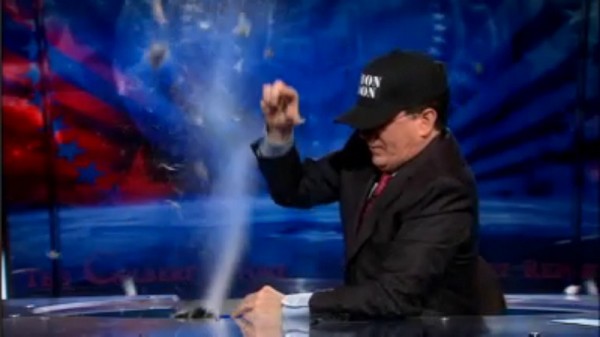 Feb 23 2011_Woodchipperblast Stephen Colbert and Puppy Dust