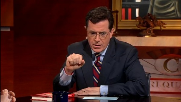 Feb 24 2011_hair Stephen Colbert on February 24, 2011