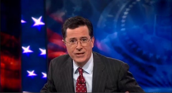 Feb 28 2011_debilitatingEnglishAccent Stephen Colbert on February 28 2011