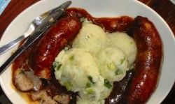 Bangers and Mash Photo of Bangers and Mash