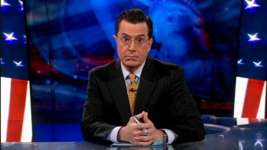 Stephen Colbert on TCR on January 10, 2011