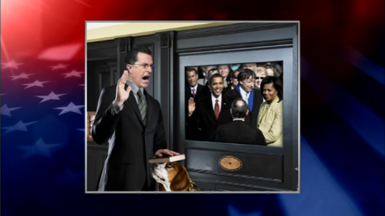 Stephen Colbert on TCR on January 10, 2011