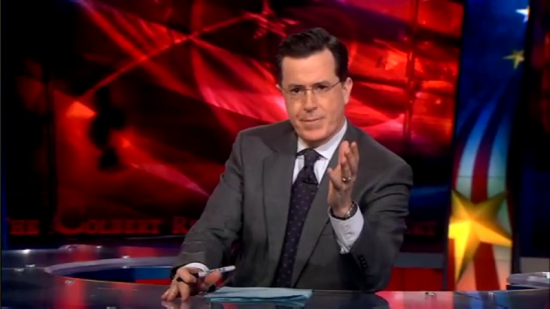 Stephen Colbert on TCR on January 11, 2011