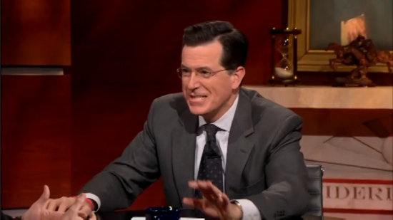 Stephen Colbert pleased with his zombie army