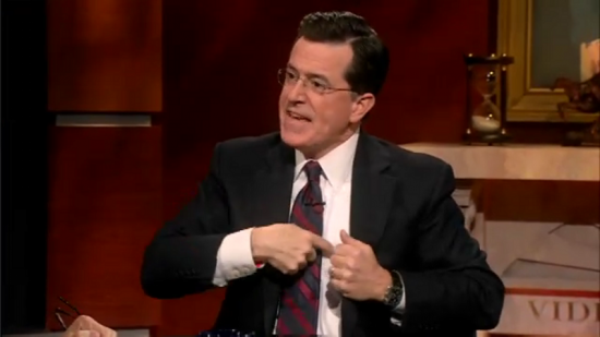 Stephen Colbert feels things