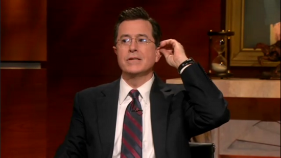 Stephen Colbert remarks on dog's luck