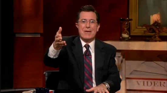 Stephen Colbert on TCR on January 12, 2011