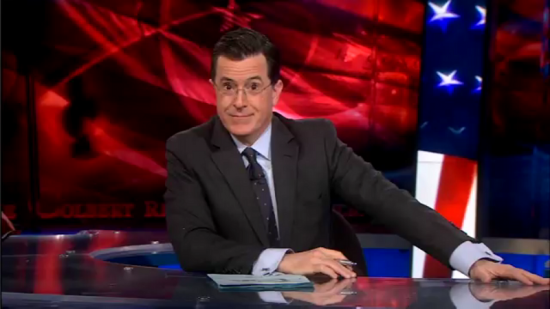 Stephen Colbert on TCR on January 13, 2011