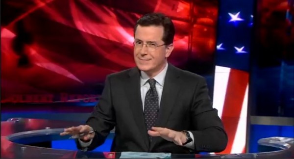 Mar 1 2011_GrayTie Stephen Colbert on March 1, 2011