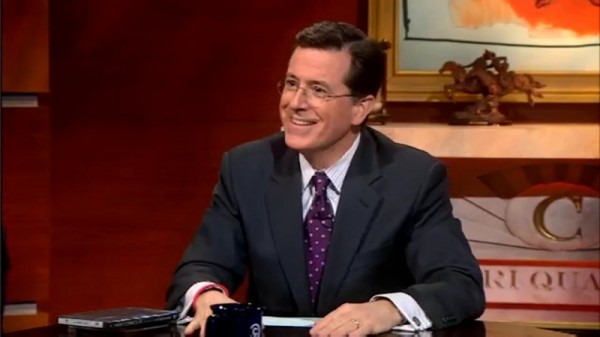 Stephen Colbert interviews Harr...