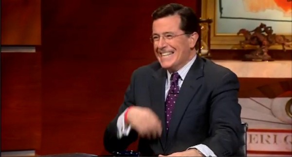 Stephen Colbert interviews Harr...