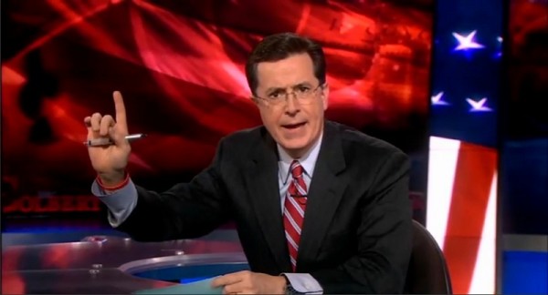 Mar 3 2011_Redstripedtie Stephen Colbert on March 3, 2011