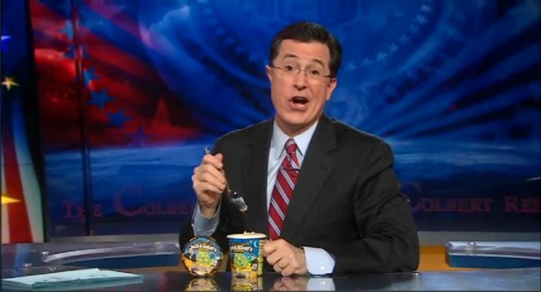 Mar 3 2011_goodnight Stephen Colbert says "Goodnight"