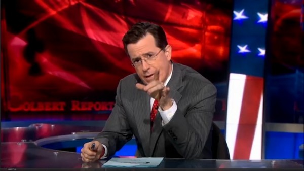 May 11_2011_0001 Stephen Colbert reminds us that the tip of the spear is the most sensitive