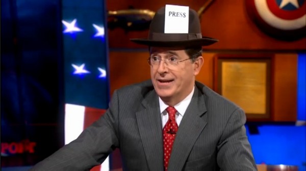 May 11_2011_0008_Tombrokawvoice Stephen Colbert uses his Tom Brokaw voice