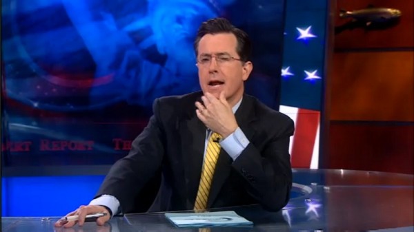 May 12_2011_0004_familiarandbrilliant Stephen Colbert members his idea as familiar and brilliant