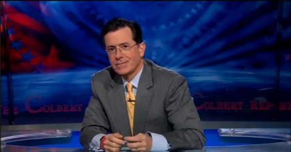 May 3 2011_0003 Stephen Colbert reluctantly praises Mr. Obama