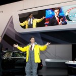 Stephen Colbert at the New York Auto Show Stephen Colbert at the New York Auto Show