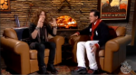 Shawn White and Stephen Colbert on the Colbert Report Shawn White and Stephen Colbert on the Colbert Report