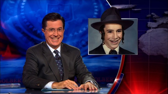 Stephen Colbert - hasidic jew youth