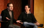 Stephen Colbert and Tom Purcell at Second City Writer Panel 2009 Stephen Colbert and Tom Purcell at Second City Writer Panel 2009