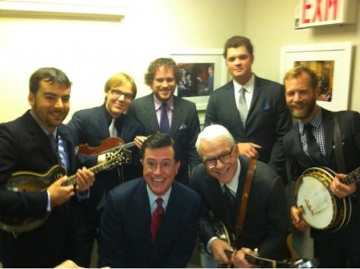 Stephen Colbert, Steve Martin, and the Steep Canyon Rangers Stephen Colbert, Steve Martin, and the Steep Canyon Rangers