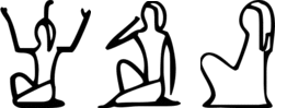 Support Exalt Eat Drink Speak Feel the God King Egyptian Hieroglyph for the FanGirl Suit Report