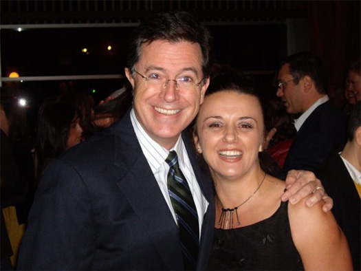 Stephen Colbert and Mrs Colbert the 2nd Stephen Colbert and Mrs Colbert the 2nd