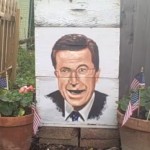 The bees are coming and going FROM HIS MOUTH!!