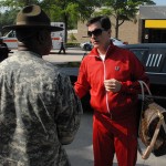 bootcamp3-500px Stepehn Colbert arrives at Fort Jackson, S.C., ready to report for Basic Combat Training. He gets off on the wrong foot when he asks his drill sergeant, "Can I get a bellman?"