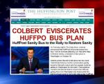 Colbert Eviscerates HuffPo Bus Plan