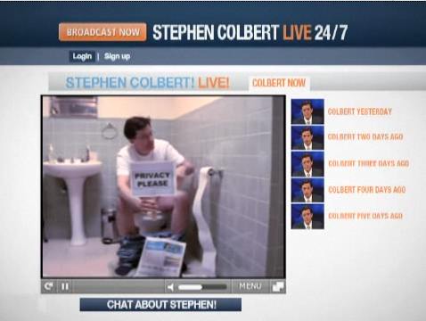 Stephen Colbert Cam Live 24/7