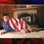 colbertflag Click here to vote for Stephen Colbert as the American Flag Bikini Moment