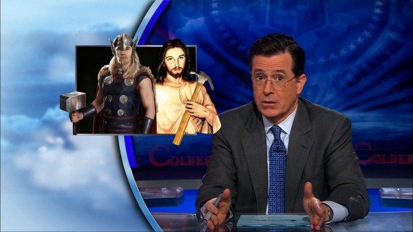 Yahweh or No Way? - Thor and Apocalypse Billboard Yahweh or No Way? - Thor and Apocalypse Billboard