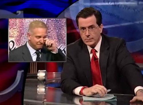 Stephen Colbert and Glenn Beck Stephen Colbert and Glenn Beck