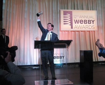 Stephen Colbert at the Webby Awards Stephen Colbert at the Webby Awards