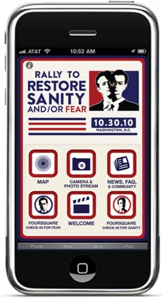 Rally To Restore Sanity And Or Fear - iPhone App