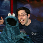 Mark Malkoff and Cookie Monster Mark Malkoff and Cookie Monster