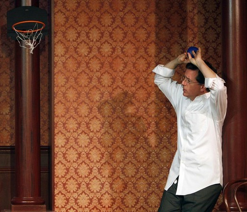 Stephen Colbert on the Second City mainstage Stephen Colbert performs in a skit as part of the 50th anniversary of improv theater, The Second City, in Chicago December 12, 2009.