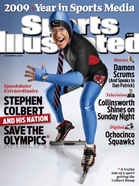 Sports Illustrated cover featuring Stephen Colbert Sports Illustrated cover featuring Stephen Colbert