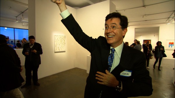 What? I'm too loud? Stephen Colbert Art On
