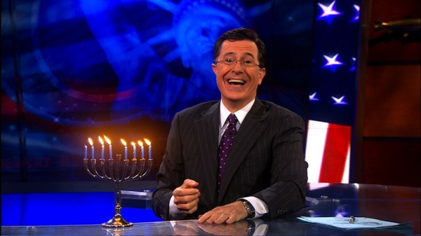 Stephen Colbert Purple Tie