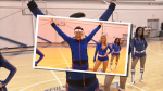Stephen Colbert dances with New York Knicks dance squad Stephen Colbert dances with New York Knicks dance squad