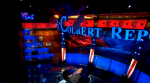 Stephen Colbert does a partial balloon drop