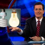 It's not bad enough they're taking away our light bulbs, now they're turning our moms into s**t gift givers! Stephen Colbert Light Bulb
